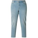 Base Level Curvy - Slim Fit Jeans - Lichtblauw - High Waist