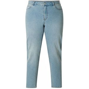 Base Level Curvy - Slim Fit Jeans - Lichtblauw - High Waist