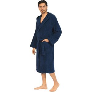 Uniseks badjas met capuchon van 100% katoen - Zacht en absorberend design