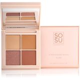SOSU Cosmetics - Eyeshadow Quad - Oogschaduw Palette - Tint Nude - 4.8 g