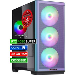 ScreenON - Game Computer / Gaming PC - Intel Core i9 - 1TB M.2 SSD - 32GB RAM - RTX 4080 Super - Windows 11