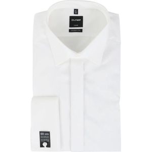OLYMP Luxor Sleeve 7 Trouwoverhemd Off White - Maat 38 - Heren - Hemden Trouw