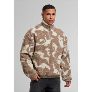 Urban Classics - Oversized Pattern Teddy Troyer - Beige - Sweater