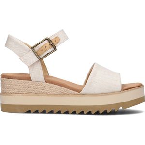 Toms Diana Sandalen - Met Sleehak - Dames - Beige - Maat 43,5