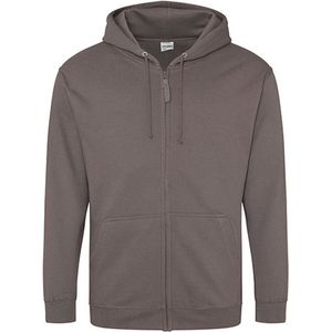 Vegan Hoodie met ritssluiting en capuchon Steel Grey - XL