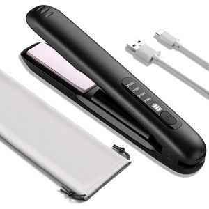 Stijltang draadloos USB oplaadbaar - draagbaar en anti-verbranding