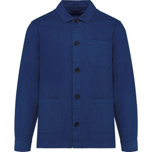 Native Spirit Ecologisch verwassen werkjasje voor heren NS610 - Washed Indigo - 3XL