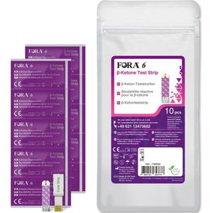 FORA 6 Ketonen Teststrips (10 stuks)