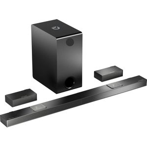 Soundbar - Soundbar voor TV - Luidsprekers - Luidsprekerkabels - Speaker - Dolby Atmos - 4K HDR-doorvoer -systeem - 8"" Draadloze Subwoofer - 520W - 50Hz-20KHz - Zwart