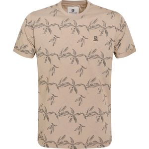 Gabbiano T-shirt T Shirt 154519 Latte Brown Mannen Maat - M