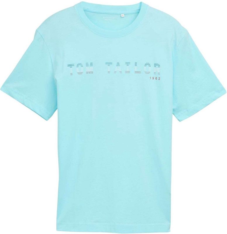 Tom Tailor - 1046789 - T-shirt - Caribisch Turkoois - Heren