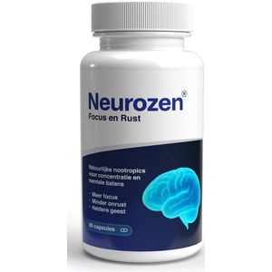 Neurozen® – Calm mind. Sharp performance. Helder denken, diepe focus en mentale balans – 60 capsules
