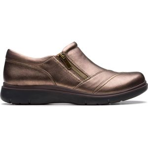 Clarks Certina Pure - dames instapper - Bronze - maat 37.5 (EU) 4.5 (UK)