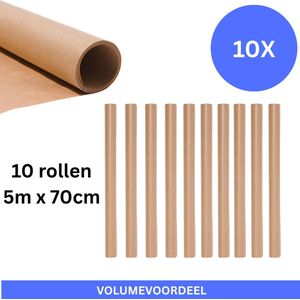 Brown paper scrum papier - (70cm x 500cm) 10 rollen voor team sessies en bedrijven