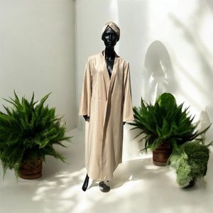 KAFTAN/KIMONO/BEIGE/HAARBAND/SET/SIRMAZA