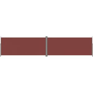 vidaXL - Windscherm - uittrekbaar - 220x1000 - cm - bruin