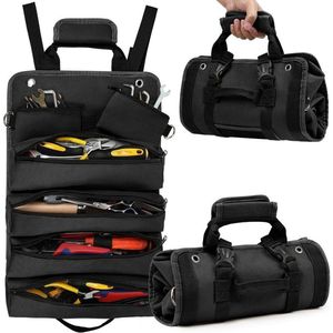 Tool Roll Pouch met 4 ritsvakken en 2 afneembare gereedschapsorganizer