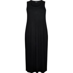 ZIZZI VCARLY, S/L, 7/8 DRESS Dames Jurk - Black - Maat XL (54-56)