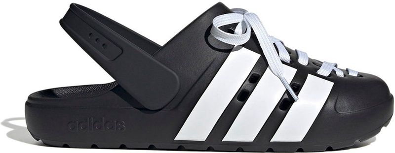 adidas - Adilette 2.0 CLOG - Teenslippers - Core Zwart/Ftwr Wit/Core Zwart - 46 EU