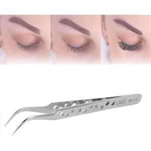 Eyelash grafting tweezers - eyelash extension tool - stainless steel tweezers voor het aanbrengen van valse wimpers