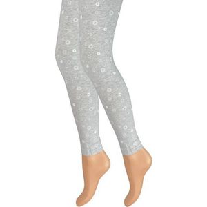 Kinderlegging - Gebloemd - Grijs-Wit - Maat 98-104