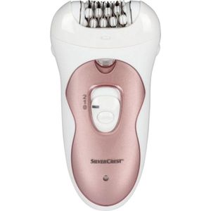 SILVERCREST® Epileerapparaat Roze - 32 RVS pincetparen - 2 Snelheden - Met LED-verlichting