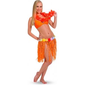 Toppers in concert - Oranje Hawaii party verkleed rokje - Carnaval verkleedkleding voor dames en teeners