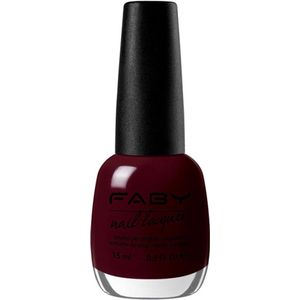 Rouge Foncé - FABY - Vegan Nagellak - Sneldrogend - 15ml