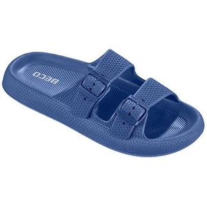 BECO heren badsandalen Airkiss leisure - donkerblauw - maat 40