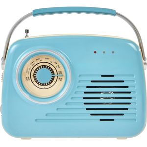 Draagbare Radio - Traditioneel Ontwerp Voor Eenvoudige Bediening - Ideaal Voor Kamperen Of Gebieden Zonder Stroomvoorziening