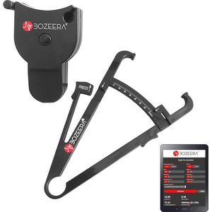 Huidplooimeter en Body Mass Tape met Gratis Software en Video Uitleg