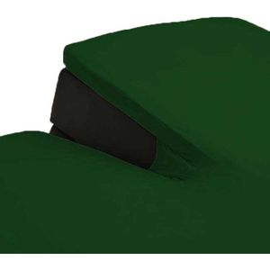 Hoeslaken Split Topper Dubbel Jersey Groen 160x220 + 30 cm