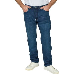 DENIMFY Heren Jeans Broeken DFAlvin regular/straight Fit Blauw Volwassenen