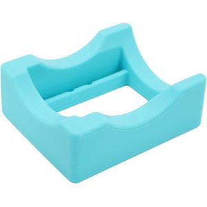 Siliconen antislip bekerhouder voor knutselen met ingebouwde sleuf - duurzaam en draagbaar (blauw) .