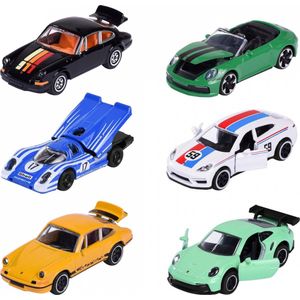 Majorette - Porsche Auto - Willekeurig Model - Vanaf 3 Jaar Oud