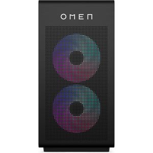 HP OMEN 35L GT16-0215nd - Gaming Desktop - AMD Ryzen 7 8700F - 32 GB DDR5 RGB RAM - 1TB SSD - NVIDIA GeForce RTX 5070 12 GB - 120mm RGB Air Cooling - Windows 11 Home - Zwart
