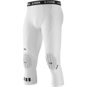 G-Form Pro 3/4 - Compressie Broek - Wit - Met Pads - Heren