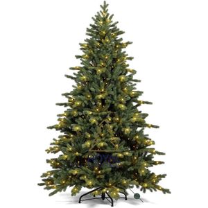 Royal Christmas - Kunstkerstboom - Spitsbergen - 180 cm met 300 LED-verlichting + Smart Adapter - 895 Takken - Groen