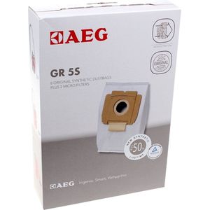 AEG - GR5S - Stofzuigerzakken en Filterset - Synthetisch - 8 Stuks