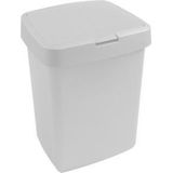 Sunware - Delta prullenbak klep 10L wit - 25,1 x 21,7 x 32,6 cm