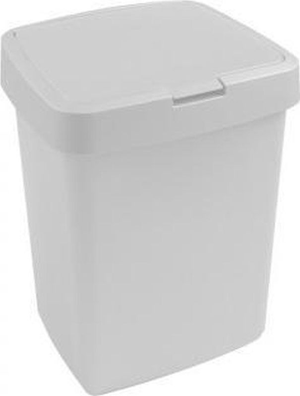 Sunware - Delta prullenbak klep 10L wit - 25,1 x 21,7 x 32,6 cm