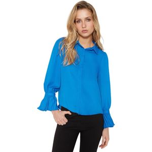 TrendYol - Ecru Hemd - Lange Mouwen - Geweven - Regular Fit