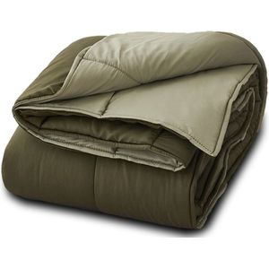 SLAAPP - Wasbaar Dekbed Zonder Overtrek - Groen - 140 x 200 cm