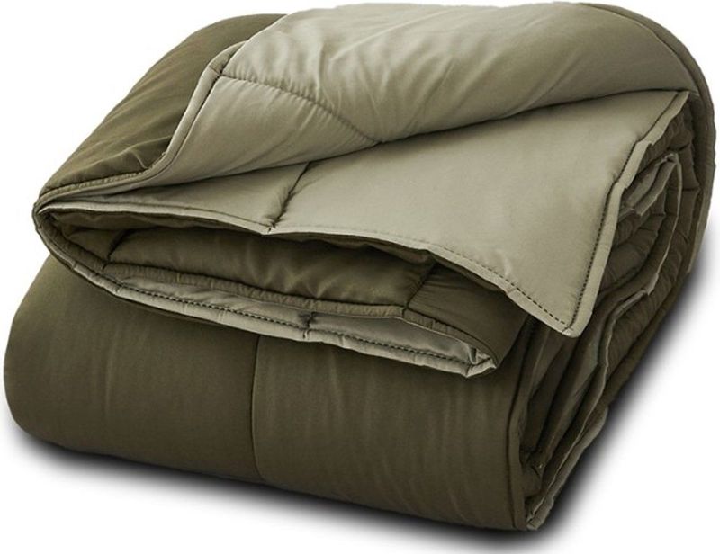 SLAAPP - Wasbaar Dekbed Zonder Overtrek - Groen - 140 x 200 cm