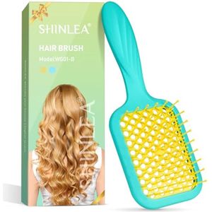 Ontwarrende Haarborstel voor Krullend en Stijlvol Haar - Hoofdhuid Massage Kam