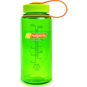 Nalgene Wide-Mouth Bottle - drinkfles - 16oz - BPA free - SUSTAIN - Melon Ball