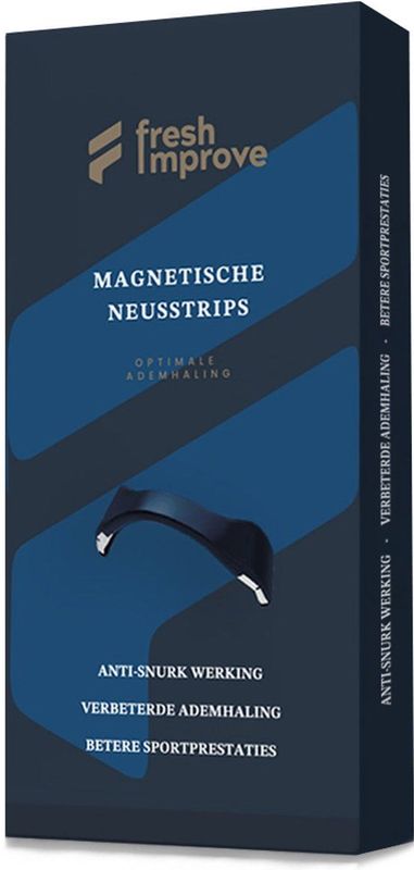 Fresh improve® Premium Magnetische Neusspreiders - Anti-snurk & Beter Ademen – 30 stuks - Navy Blue