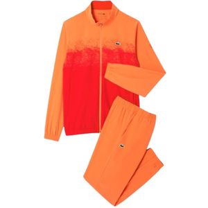 Lacoste Trainingspak Tennis Jogger-Set Novak Djokovic Heren Oranje