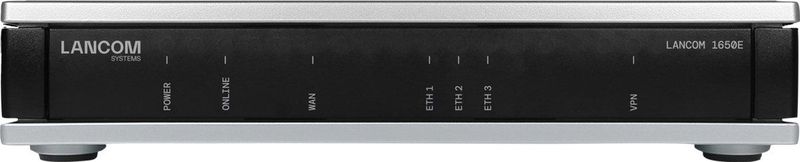 Lancom - 1650E - Router - Grijs/Zwart - WAN-connectiviteit met Gigabit Ethernet