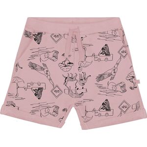 Smitten Organic - Safari all over print roos meisjes short Bermuda